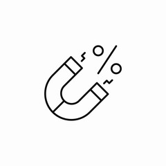 attraction data icon sign vector
