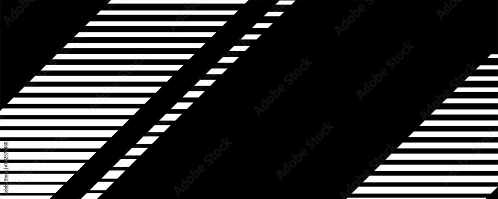 Poster smooth vector transition from black to white with abstract pixels.