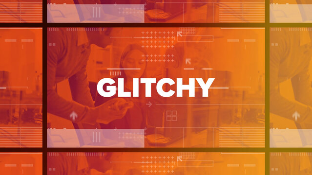 Glitchy Dynamic Text Opener