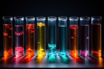 Test tubes in the laboratory