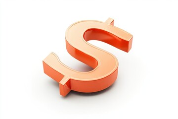 3D Loan Icon Isolated and White Background