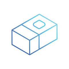 Eraser stock illustration