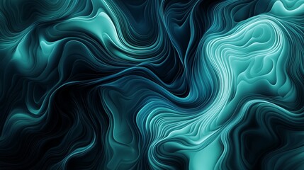 gradient blue and teal abstract background with soft curved organic patterns and layered waveforms, sleek and futuristic, artistic and modern composition