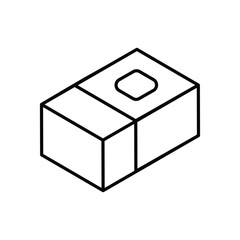 Eraser stock illustration