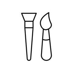 Brushes stock illustration