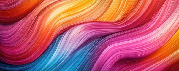 Obraz premium Vibrant multicolored paint strokes showcasing artistic texture and bold palette