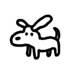 png cute doodle line pen element