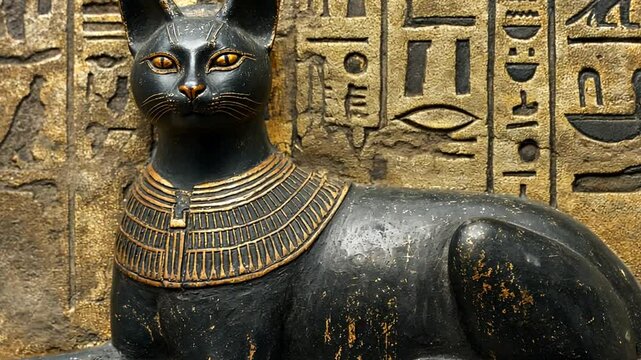 &Auml;gyptische Katzenskulptur