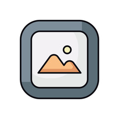 Wallframe stock illustration