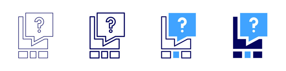 Support effort​ icon in 4 different styles. Thin Line, Line, Bold Line, Duotone. Duotone style. Editable stroke