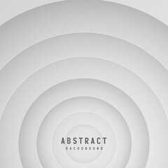 Obraz premium Grey concentric circles abstract background design
