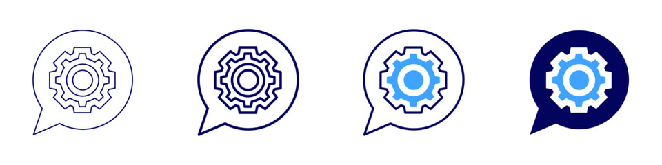 Support tool​ icon in 4 different styles. Thin Line, Line, Bold Line, Duotone. Duotone style. Editable stroke