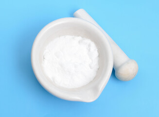 Potassium bitartrate, also known as potassium hydrogen tartrate, with formula KC4H5O6.
