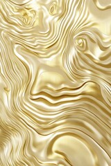 Fototapeta premium Elegant Golden Abstract Texture with Flowing Metallic Waves and Curves