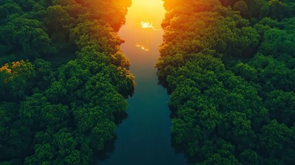 sunset in the nature, green nature sunset, sunset in spring, golden hour