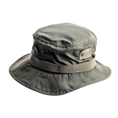 Durable Military Style Hat for Outdoor Activities . Transparent background PNG