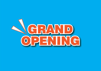 Grand Opening Text Effect