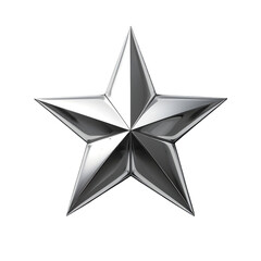 Obraz premium Silver Star: High-Res Image png