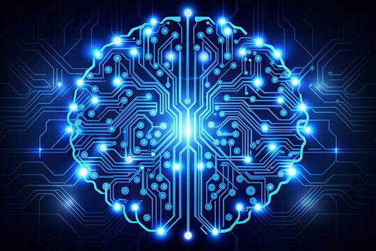 vector brain charge binary style design