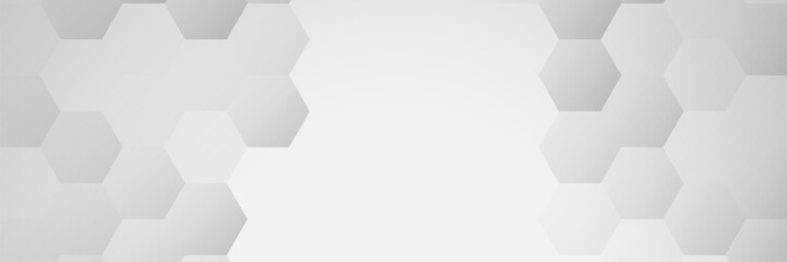 Grey hexagon pattern background, website design