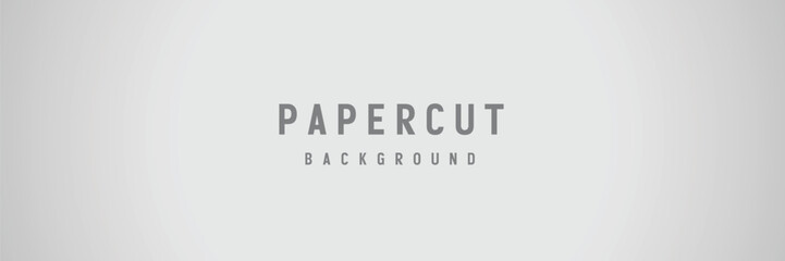 Grey papercut background design, website template