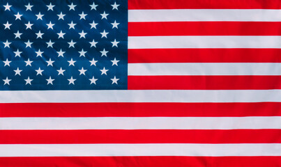 Fototapeta premium USA Flag on a Rustic Wooden Surface – Symbol of American Heritage 