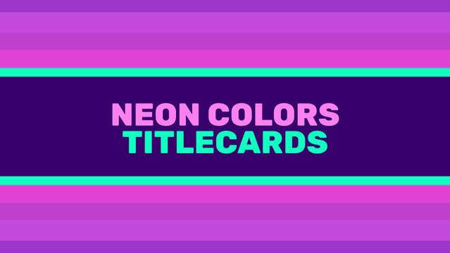 Teens Neon Lines Titlecard