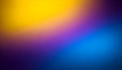 Fototapeta premium Colorful gradient background fading from yellow to blue, creating a vibrant and textured effect