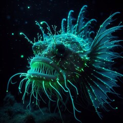 Deep-Sea Horror in Neon Light