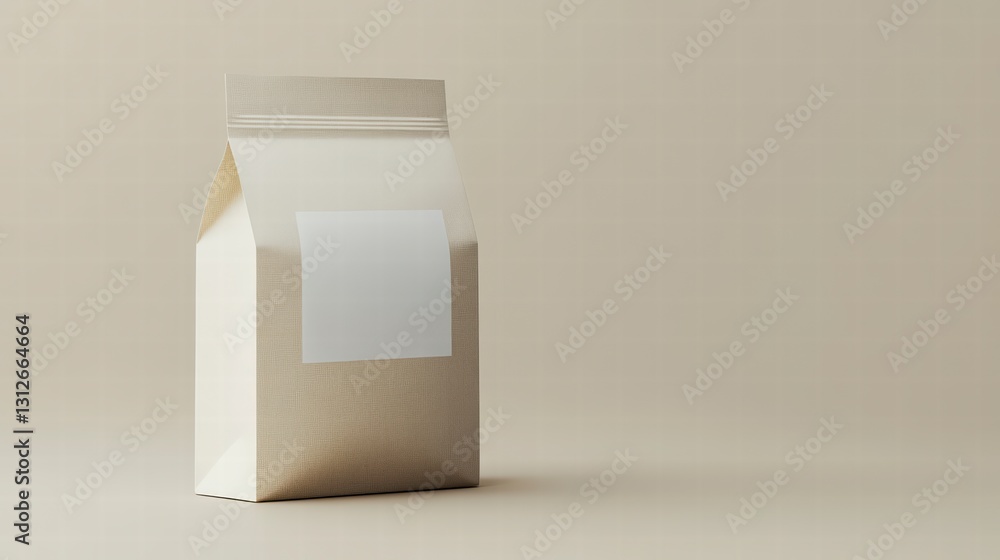 Poster elegant packaging mockup: a simple yet sophisticated package sits center stage, its clean lines and 