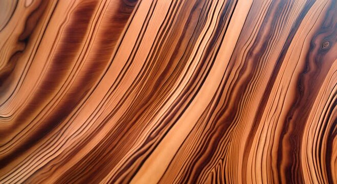 Abstract Woodgrain: A close-up reveals a colorful, liquid-like woodgrain pattern shifting smoothly.