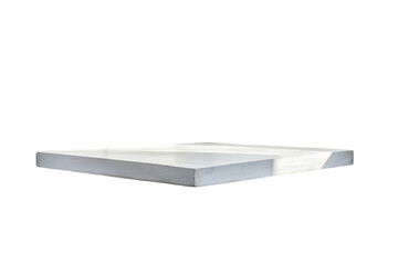 Minimalist white and gray tray in elegant design for modern home decor and organization