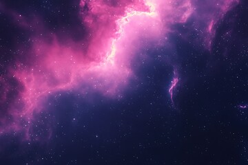 Naklejka premium Awe-Inspiring Pink Nebula in the Cosmos