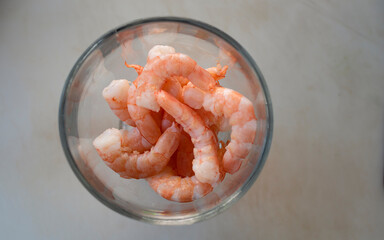 shrimp in a cup