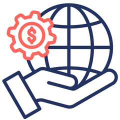Global Service Icon