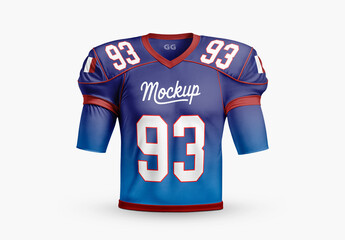 American Football Jersey Mockup