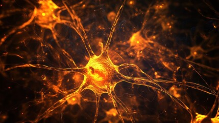 A Glowing Neuronal Network Displayed With Stunning Cellular Detail