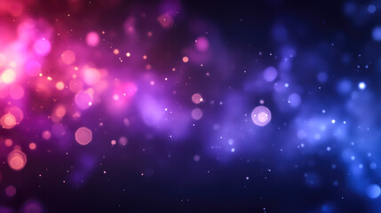 Obraz premium Abstract colorful bokeh light blur in pink, purple, and blue