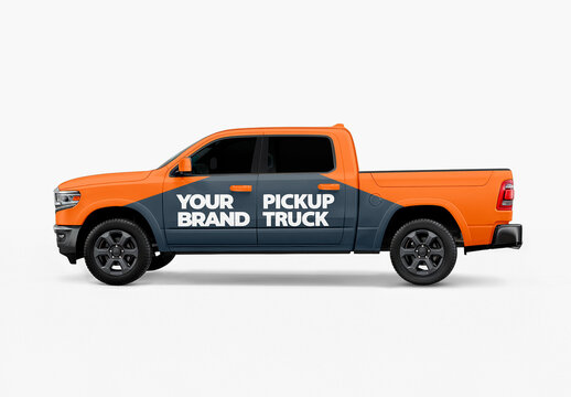 Pickup Truck Mockup