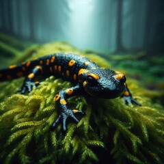 Misty Salamander Moment