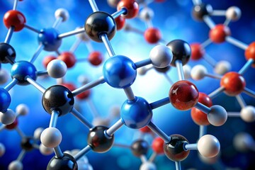 Obraz premium Molecular Structure