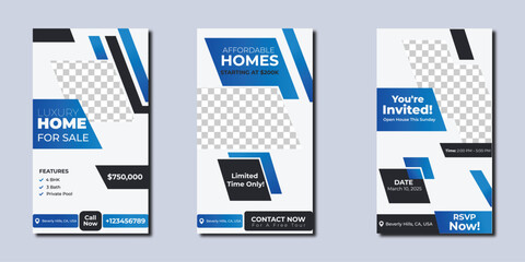 Modern Social Media Story & Square Banner Template