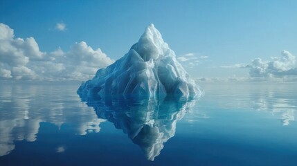 Obraz premium Iceberg flottant dans l'océan