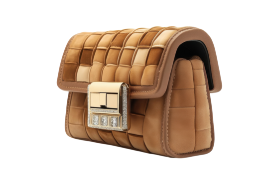 Elegant beige handbag with a quilted design and decorative clasp, perfect for stylish outings or events