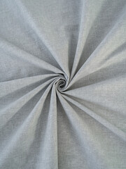 Soft grey fabric. Beautiful folds.