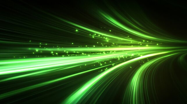 Abstract texture background with green light