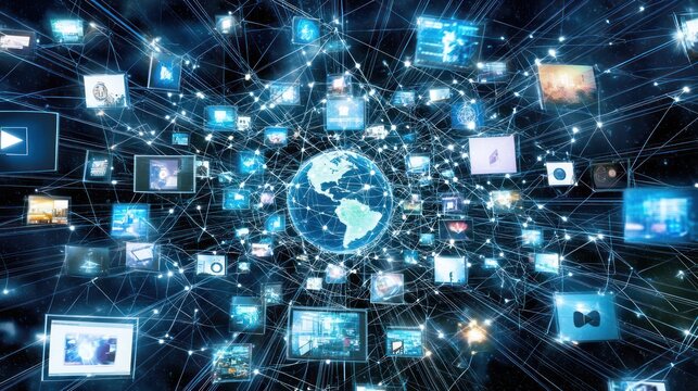 Global media network interconnected