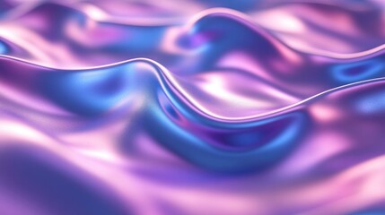 Naklejka premium Abstract iridescent liquid waves