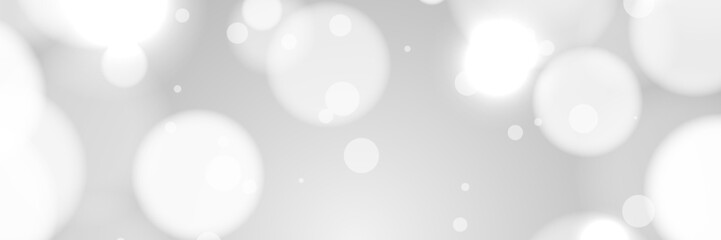 White bokeh lights background, soft blur, design