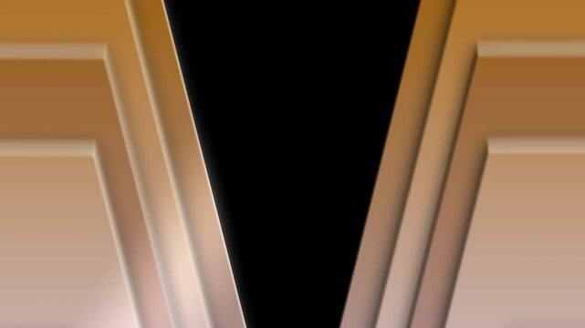 Bronze gold multiple chevron broadcast style reveal transition from multiple directions with transparent alpha background [4K]